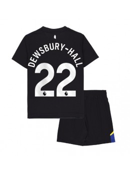 Billige Everton Kiernan Dewsbury-Hall #22 Tredjedraktsett Barn 2025-26 Kortermet (+ Korte bukser)